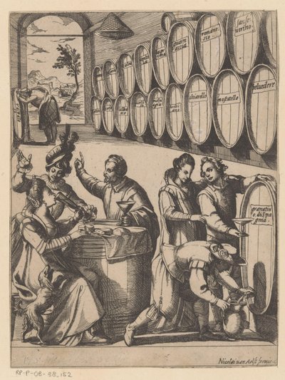 Festa di bevute in cantina da Antonio Tempesta