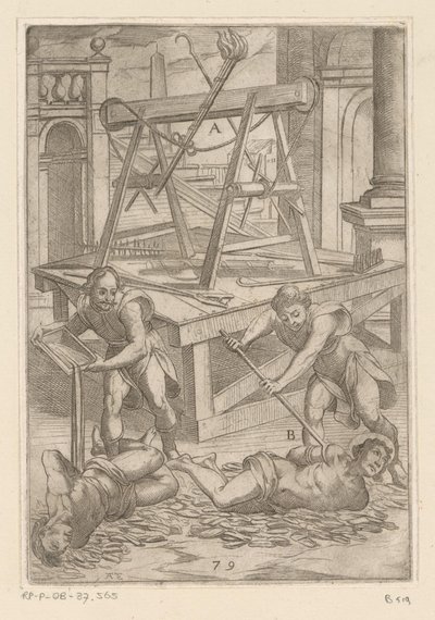 Tortura con olio bollente da Antonio Tempesta