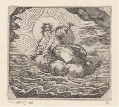 Dio crea il cielo e la terra (La creazione) da Antonio Tempesta