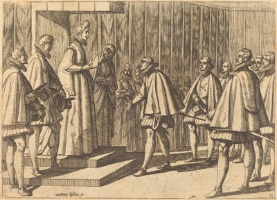 Principe italiano davanti a Margherita d