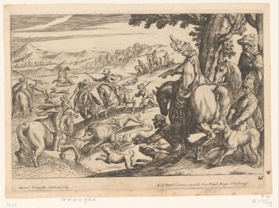 Caccia al cinghiale e al cervo da Antonio Tempesta