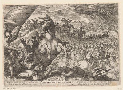 Giosuè ordina al sole di fermarsi da Antonio Tempesta