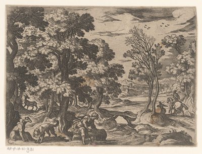 Paesaggio con Narciso da Antonio Tempesta