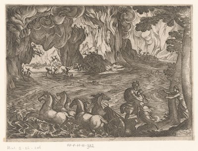 Paesaggio con il ratto di Proserpina da Antonio Tempesta