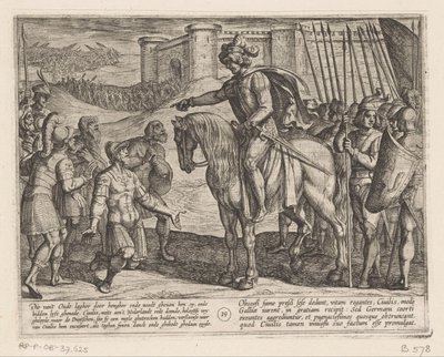 Uomini del forte si arrendono a Giulio Civile da Antonio Tempesta