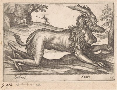 Creatura mostruosa da Antonio Tempesta