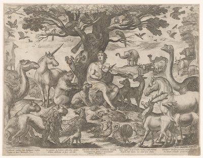 Orfeo incanta gli animali con la sua musica da Antonio Tempesta