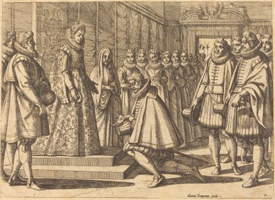 Filippo di Spagna davanti a Margherita d