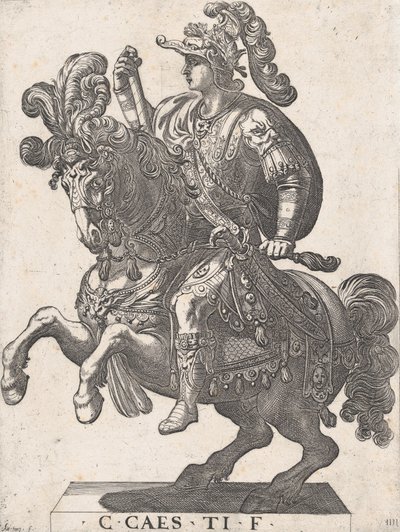 Tavola 4: Imperatore Gaio a cavallo, da 