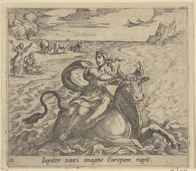 Ratto di Europa da Antonio Tempesta