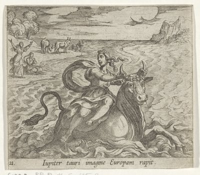 Il ratto di Europa da Antonio Tempesta