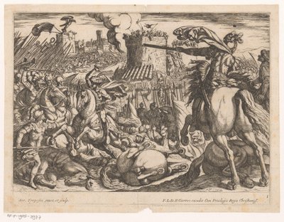 Battaglia di cavalieri da Antonio Tempesta