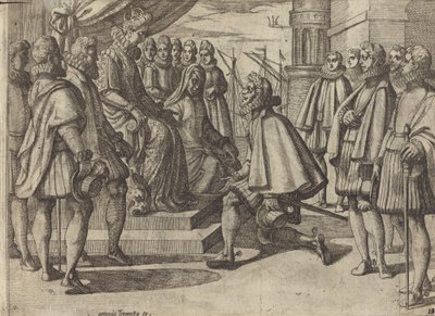 Duca spagnolo davanti a Margherita d