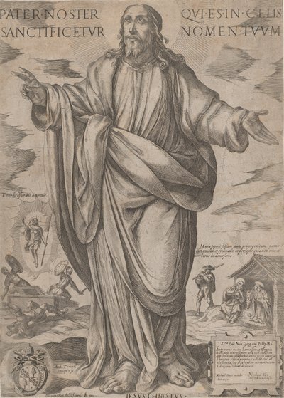 Cristo in piedi, benedicente da 
