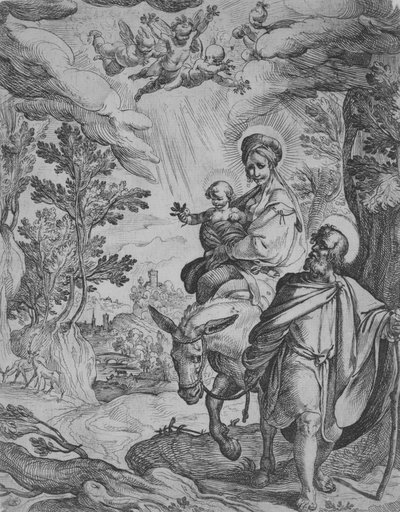 La fuga in Egitto da Antonio Tempesta