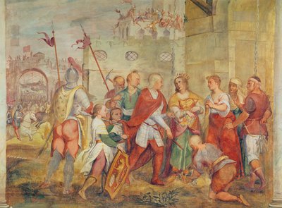 Jacopo Barbarigo libera la regina Margherita d
