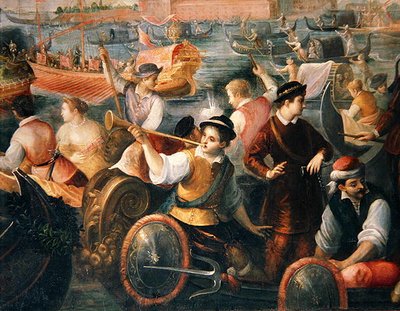 Lo sbarco di Caterina Cornaro a Venezia nel 1489 (dettaglio) da Antonio Vassilacchi