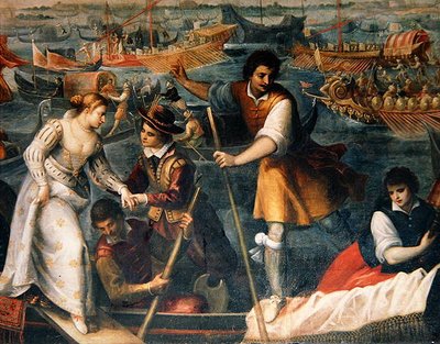 Lo sbarco di Caterina Cornaro a Venezia nel 1489 da Antonio Vassilacchi