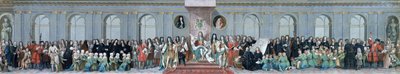Giacomo II riceve gli studiosi di matematica del Christ