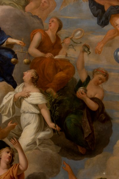Pace, Prudenza e Temperanza (dettaglio) da Antonio Verrio