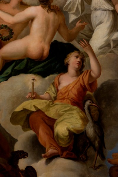Vigilanza (dettaglio dalla Sala del Disegno della Regina) da Antonio Verrio