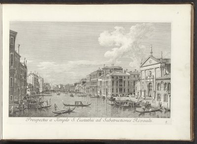 Vista del Canal Grande e della chiesa di San Stae a Venezia da Antonio Visentini