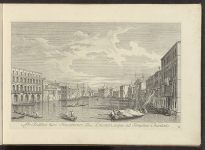 Veduta del Canal Grande a Venezia da Antonio Visentini