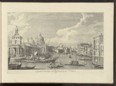 Veduta del Canal Grande a Venezia da Antonio Visentini