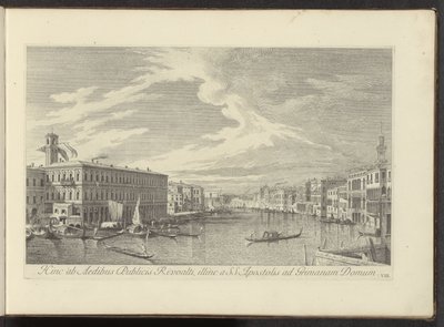 Veduta del Canal Grande a Venezia da Antonio Visentini