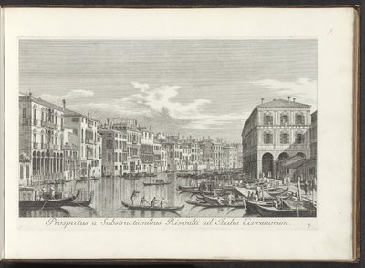 Veduta del Canal Grande a Venezia da Antonio Visentini