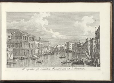 Veduta del Canal Grande a Venezia da Antonio Visentini