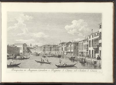 Vista sul Canal Grande a Venezia da Antonio Visentini