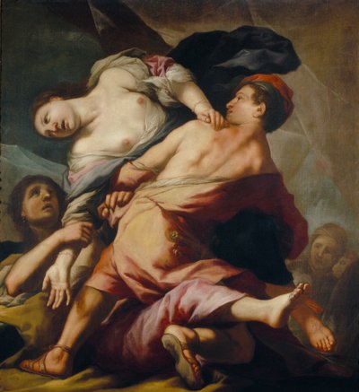 Una scena di stupro da Antonio Zanchi