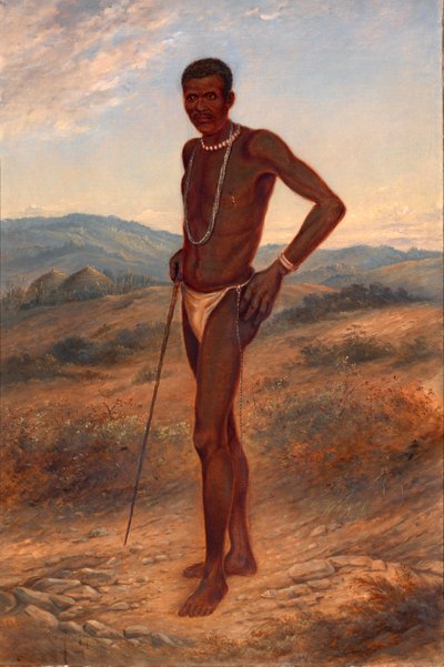 Uomo Kaffir, ca. 1893 da Antonio Zeno Shindler