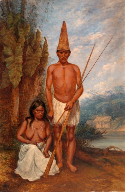 Indiani Omagua, ca. 1893 da Antonio Zeno Shindler