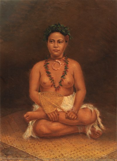 Donna samoana, ca. 1890-1899 da Antonio Zeno Shindler