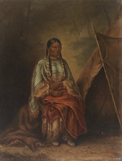 La moglie di Spotted Tail, ca. 1887 da Antonio Zeno Shindler