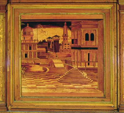 Pannello di intarsio dalla Grotta di Isabella d
