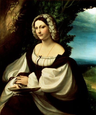 Ritratto femminile, c1518 da Antonio da Correggio