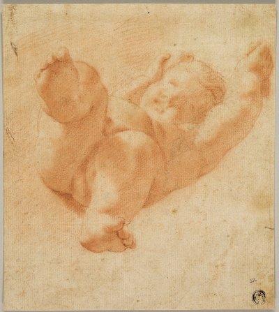 Putto scorciato da Antonio da Correggio