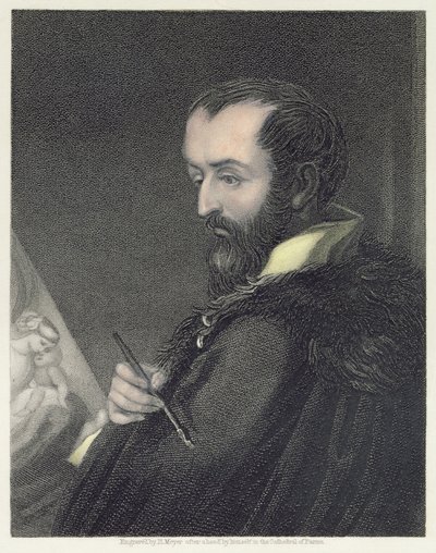 Autoritratto, inciso da Henry Meyer, pub. da William Mackenzie da Antonio da Correggio