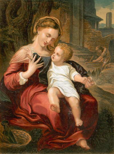 La Sacra Famiglia da Antonio da Correggio