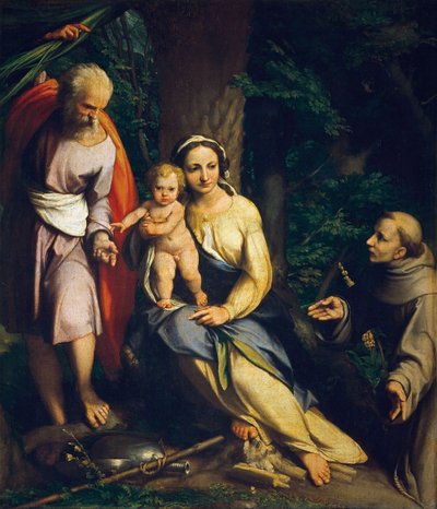 Il riposo durante la fuga in Egitto da Antonio da Correggio