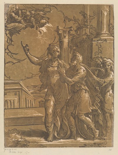 Imperatore Augusto e la Sibilla Tiburtina da Antonio da Trento