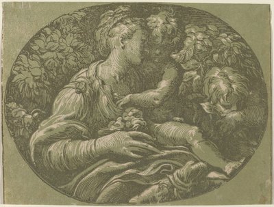 La Vergine con la rosa da Antonio da Trento