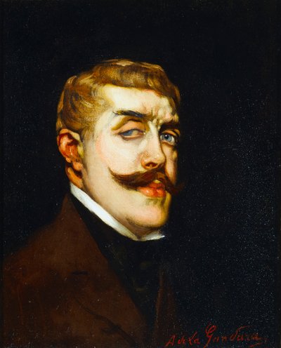 Ritratto del poeta Jean Lorrain da Antonio de la Gandara