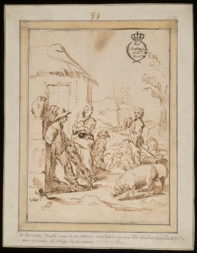 Scena di pastori da Antonio del Castillo y Saavedra