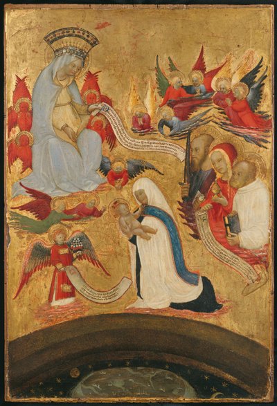 Santa Francesca Romana con il Bambino Gesù, ca. 1445 da Antonio del Massaro da Viterbo