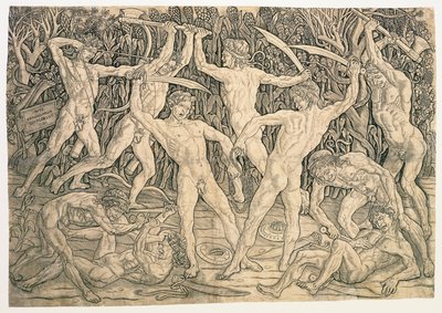 Battaglia dei nudi da Antonio del Pollaiolo