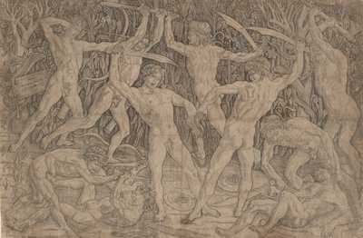 Battaglia degli uomini nudi, ca. 1470-90 da Antonio Pollaiuolo